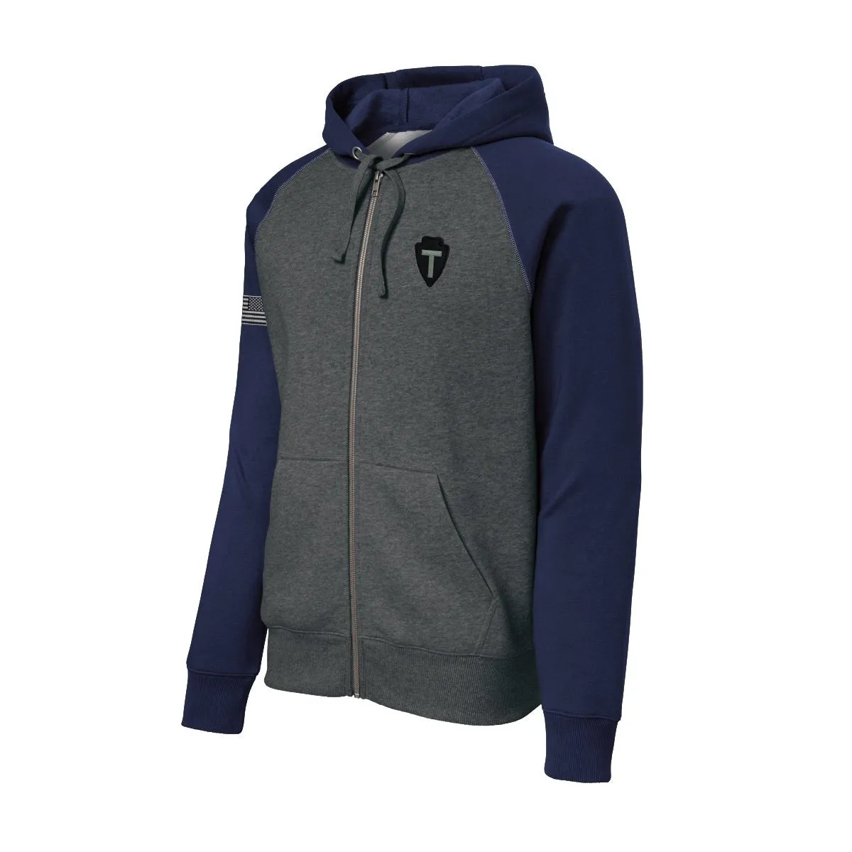 36th Infantry Color Block Zip Up Hoodie