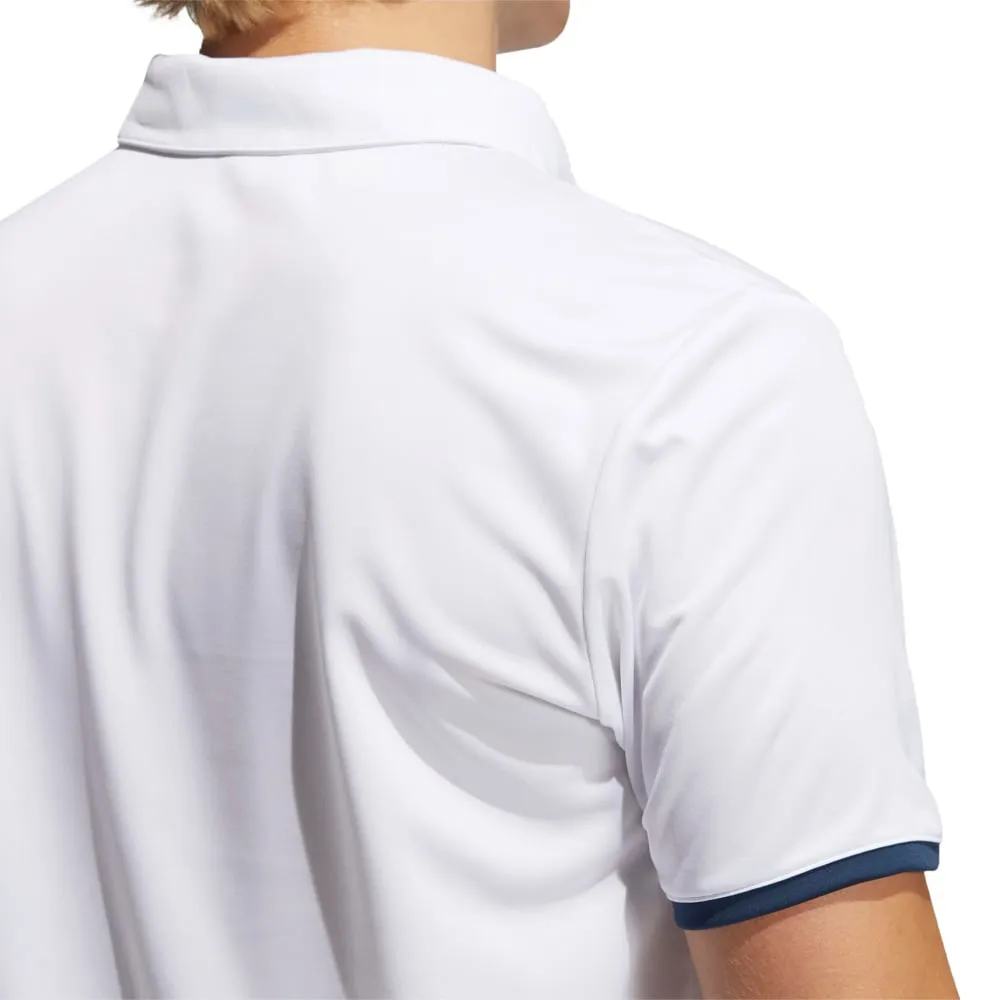 adidas Core Polo Shirt - White/Crew Navy