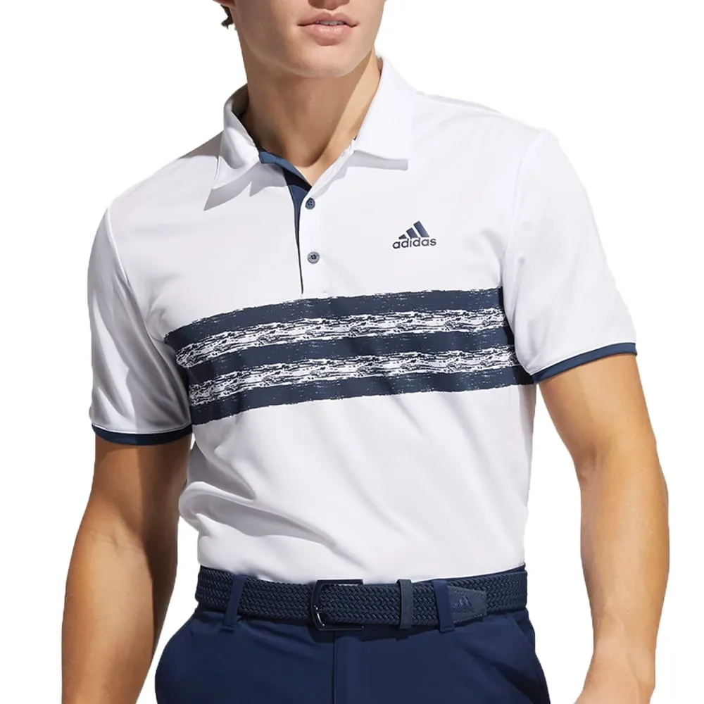 adidas Core Polo Shirt - White/Crew Navy