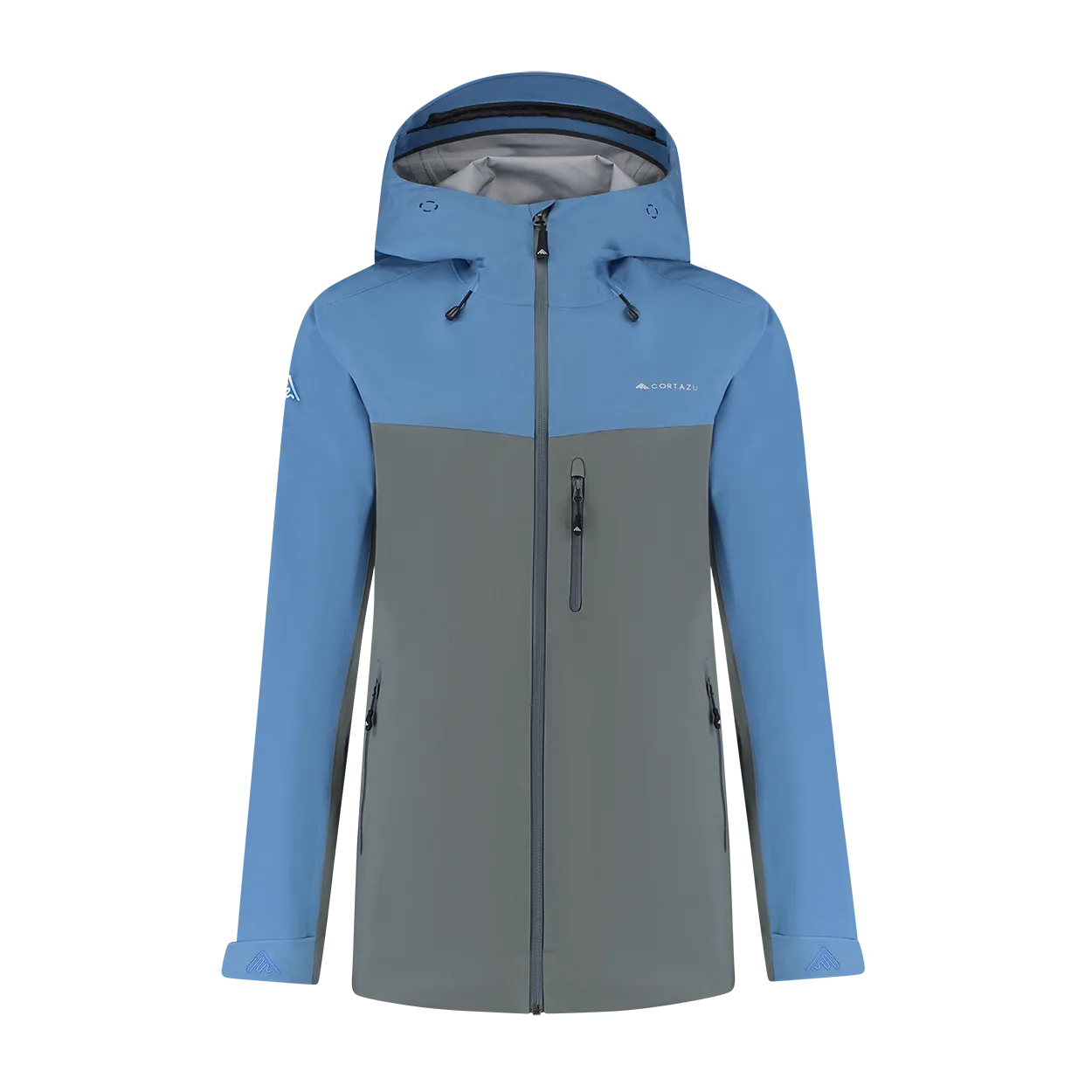 All weather Hardshell Jacket Blue Grey | Women