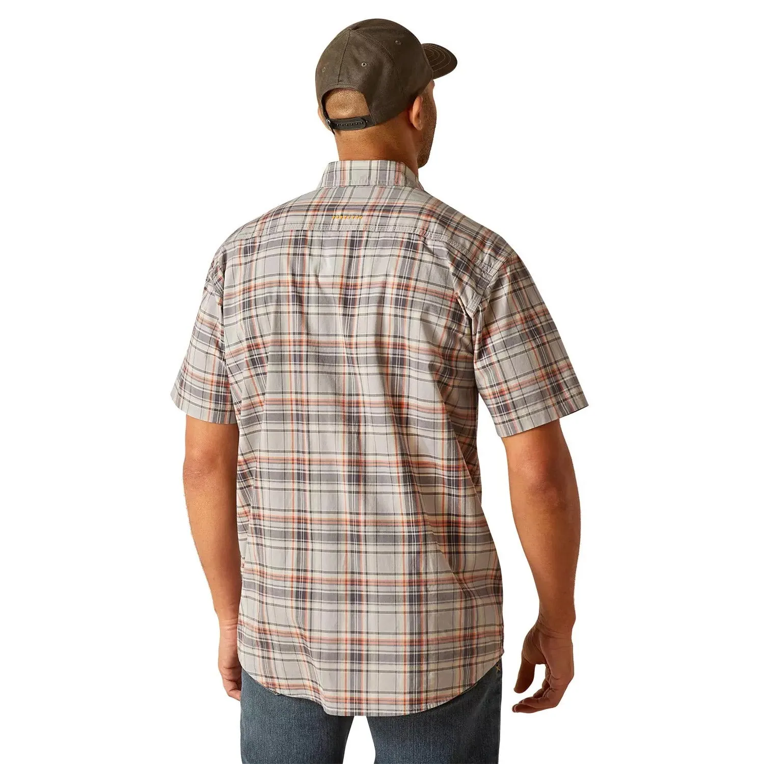 Ariat Men's Rebar® Made Tough Button-Down Short Sleeve Work Shirt