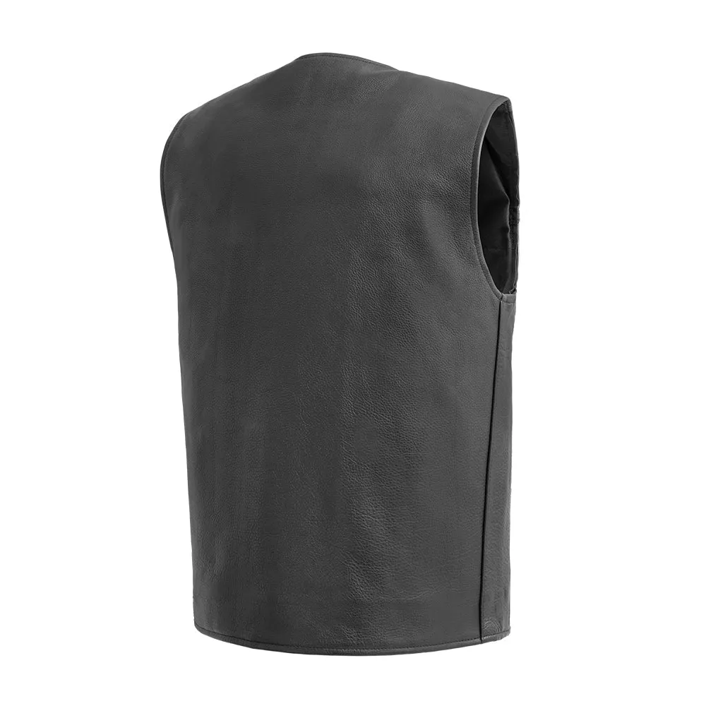 Badlands Men's Motorcycle Leather Vest