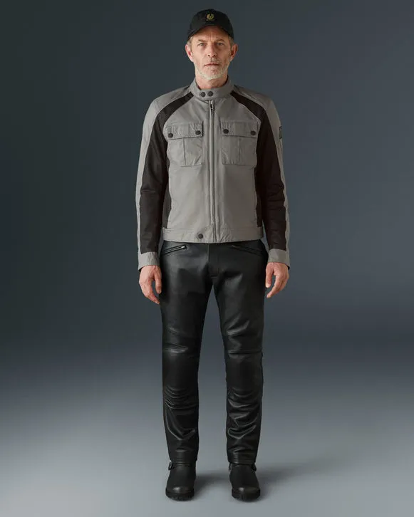 BELSTAFF TEMPLE BLOUSON MOTORCYCLE JACKET - GRANITE GREY