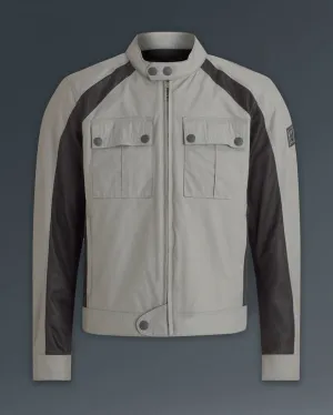 BELSTAFF TEMPLE BLOUSON MOTORCYCLE JACKET - GRANITE GREY