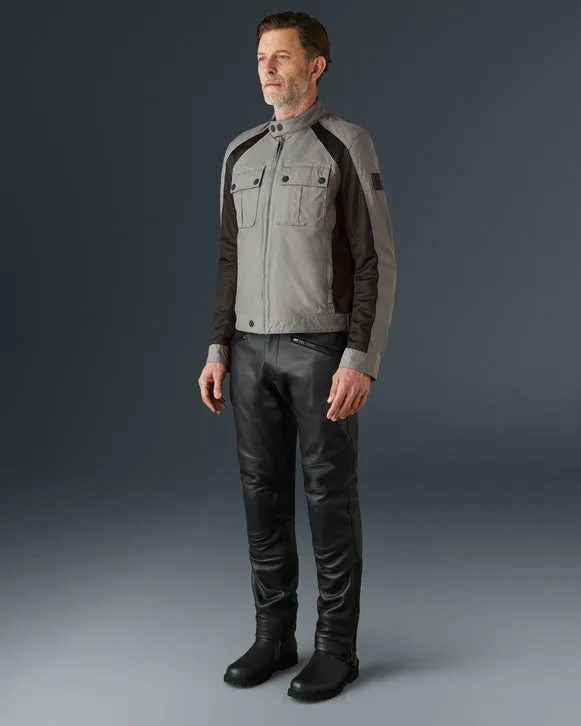 BELSTAFF TEMPLE BLOUSON MOTORCYCLE JACKET - GRANITE GREY