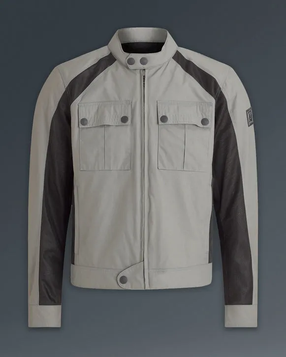 BELSTAFF TEMPLE BLOUSON MOTORCYCLE JACKET - GRANITE GREY