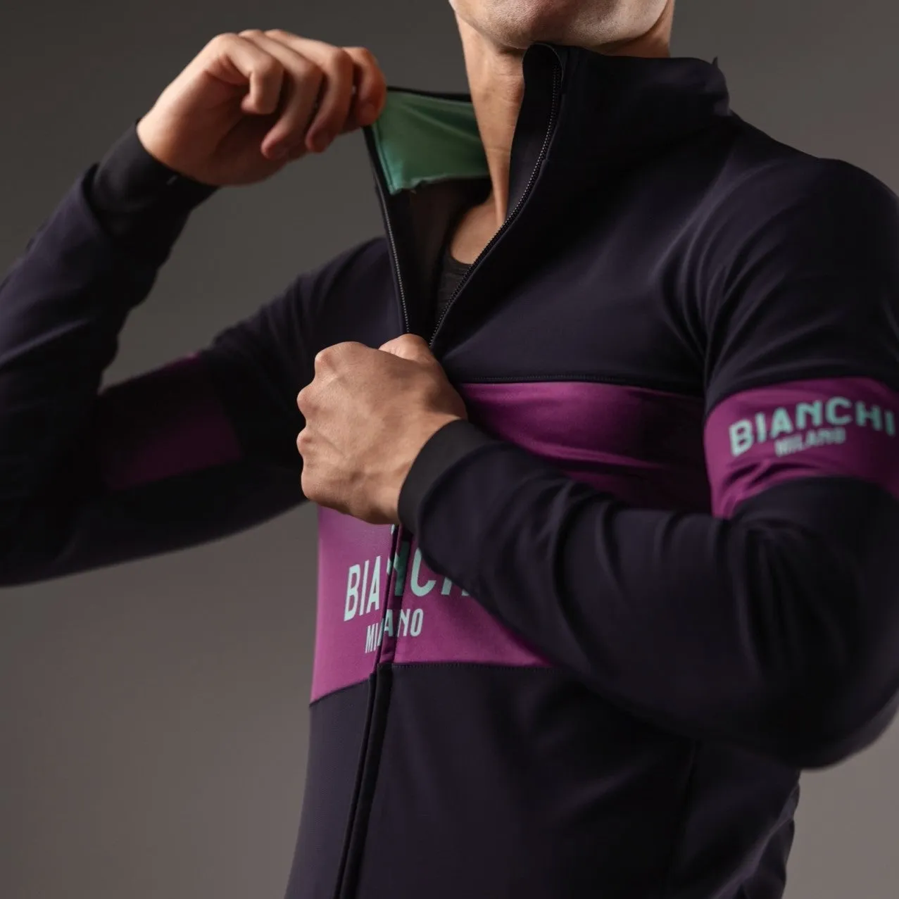 Bianchi Remastered Thermo Men's Jacket - Blue Purple