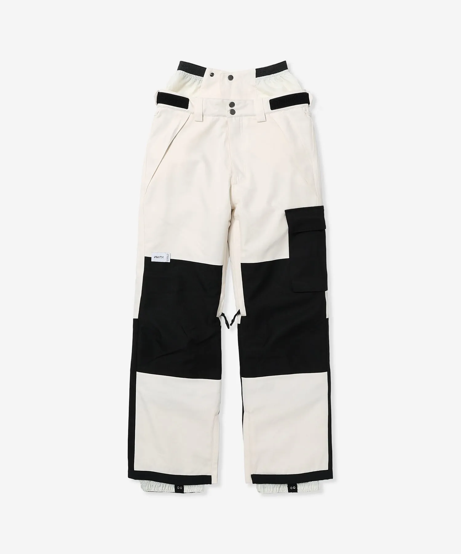 BLOCKING SNOW PANT - WHITE