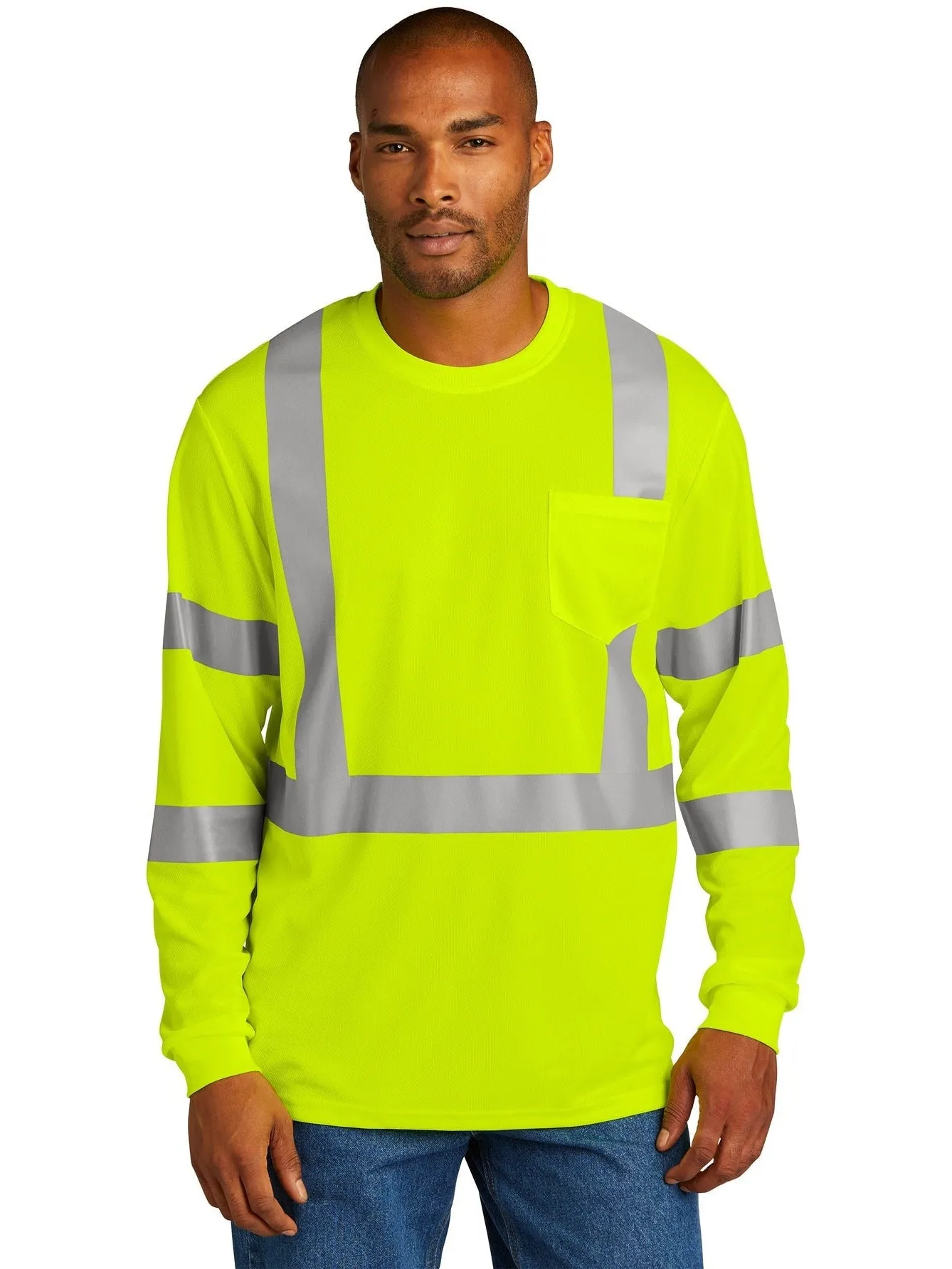 CornerStone ANSI 107 Class 3 Mesh Long Sleeve Tee