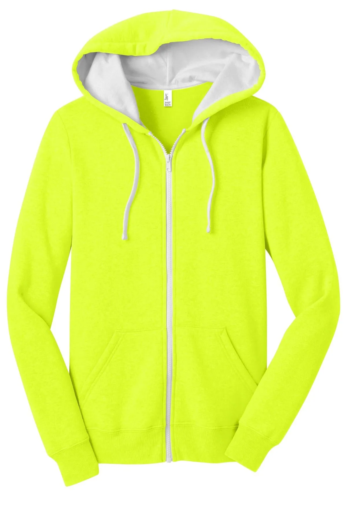 District Juniors The Concert Fleece Full-Zip Hoodie. DT801