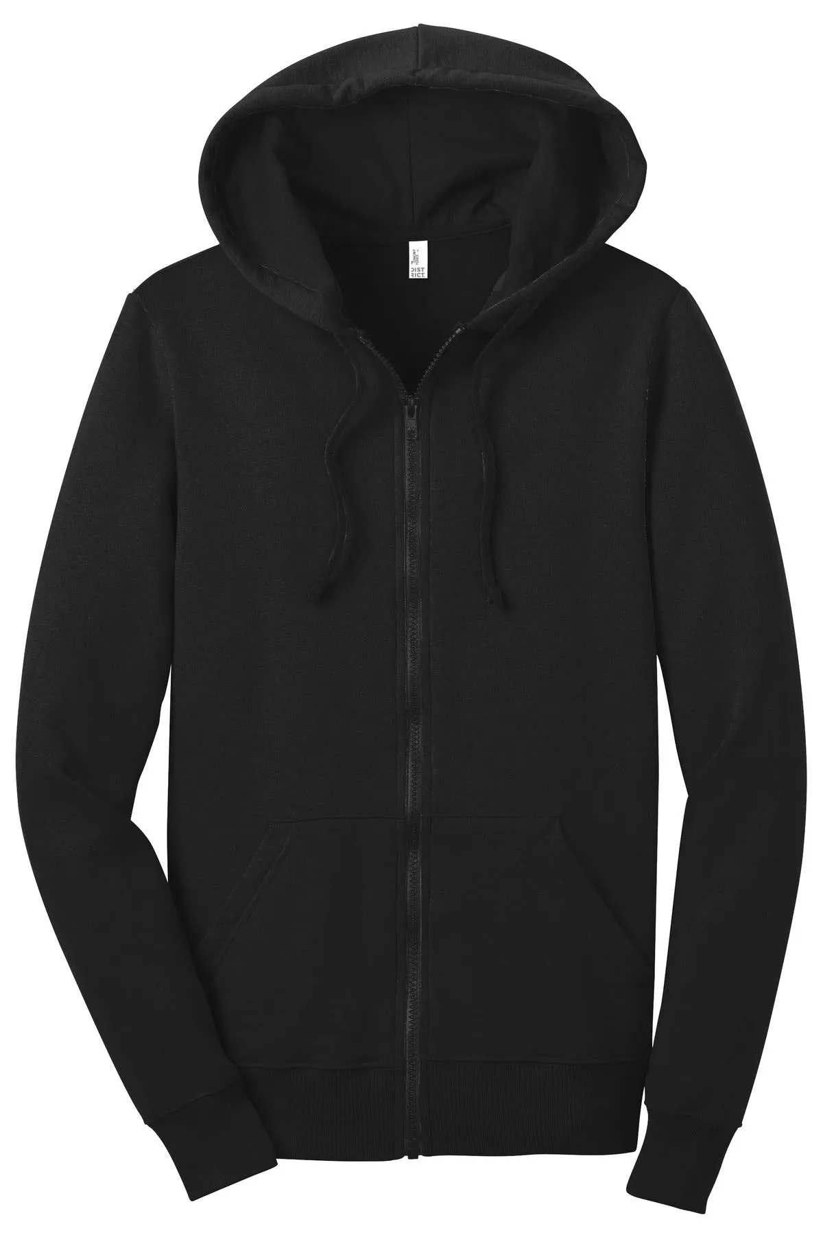 District Juniors The Concert Fleece Full-Zip Hoodie. DT801