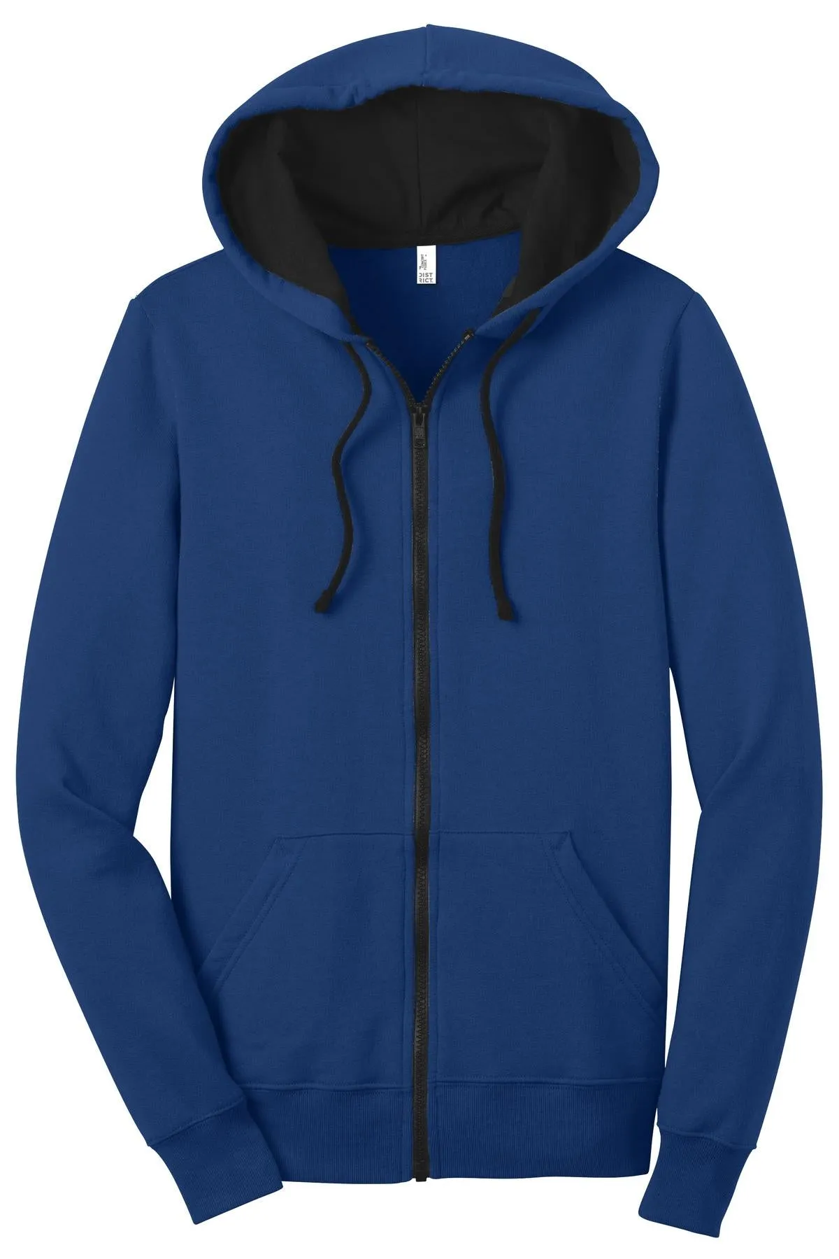 District Juniors The Concert Fleece Full-Zip Hoodie. DT801