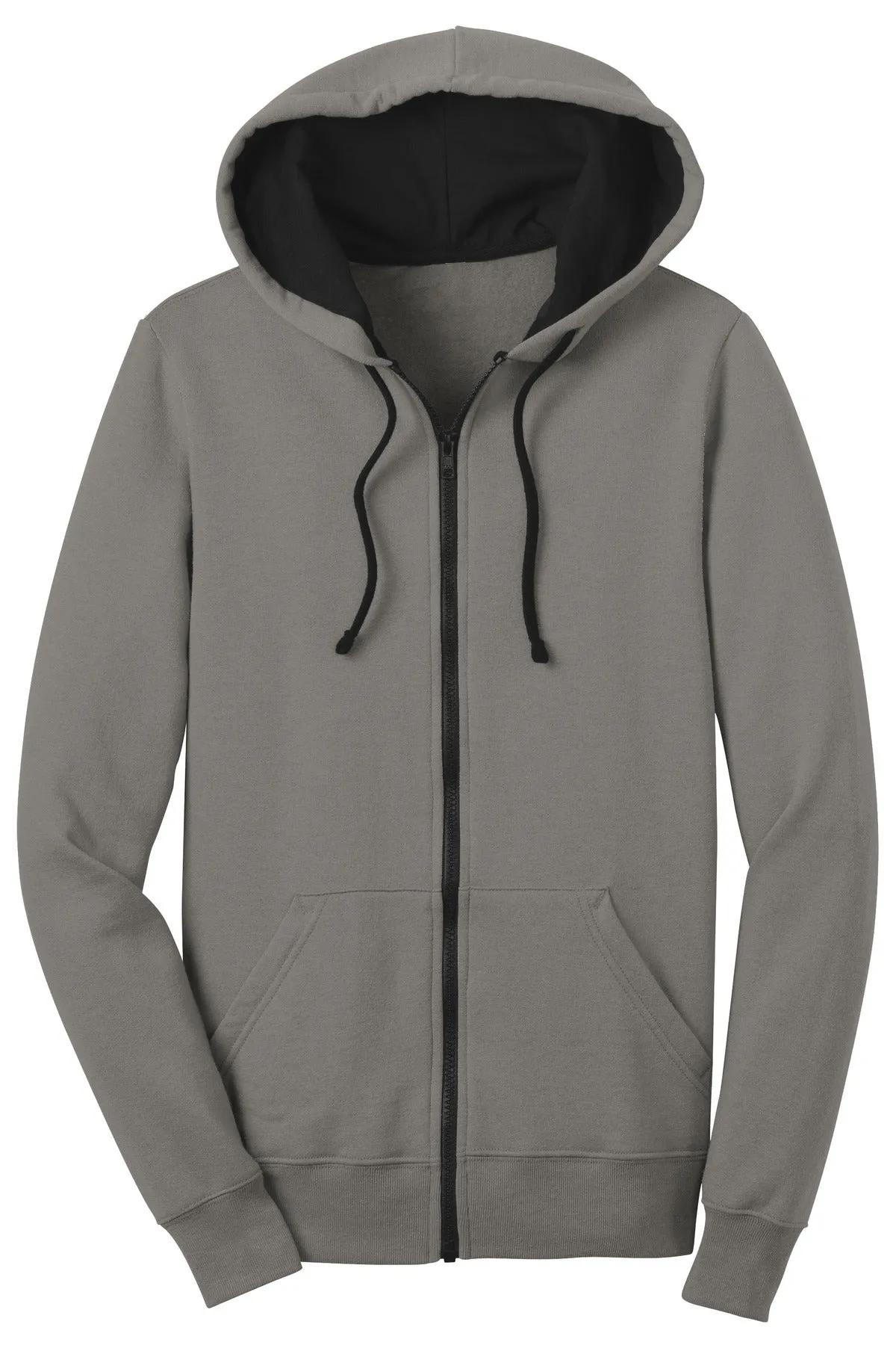 District Juniors The Concert Fleece Full-Zip Hoodie. DT801