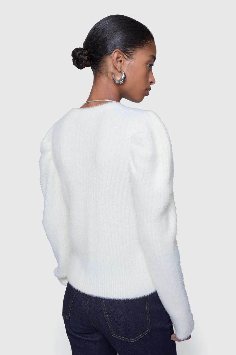 Fuzzy Janine Cardigan