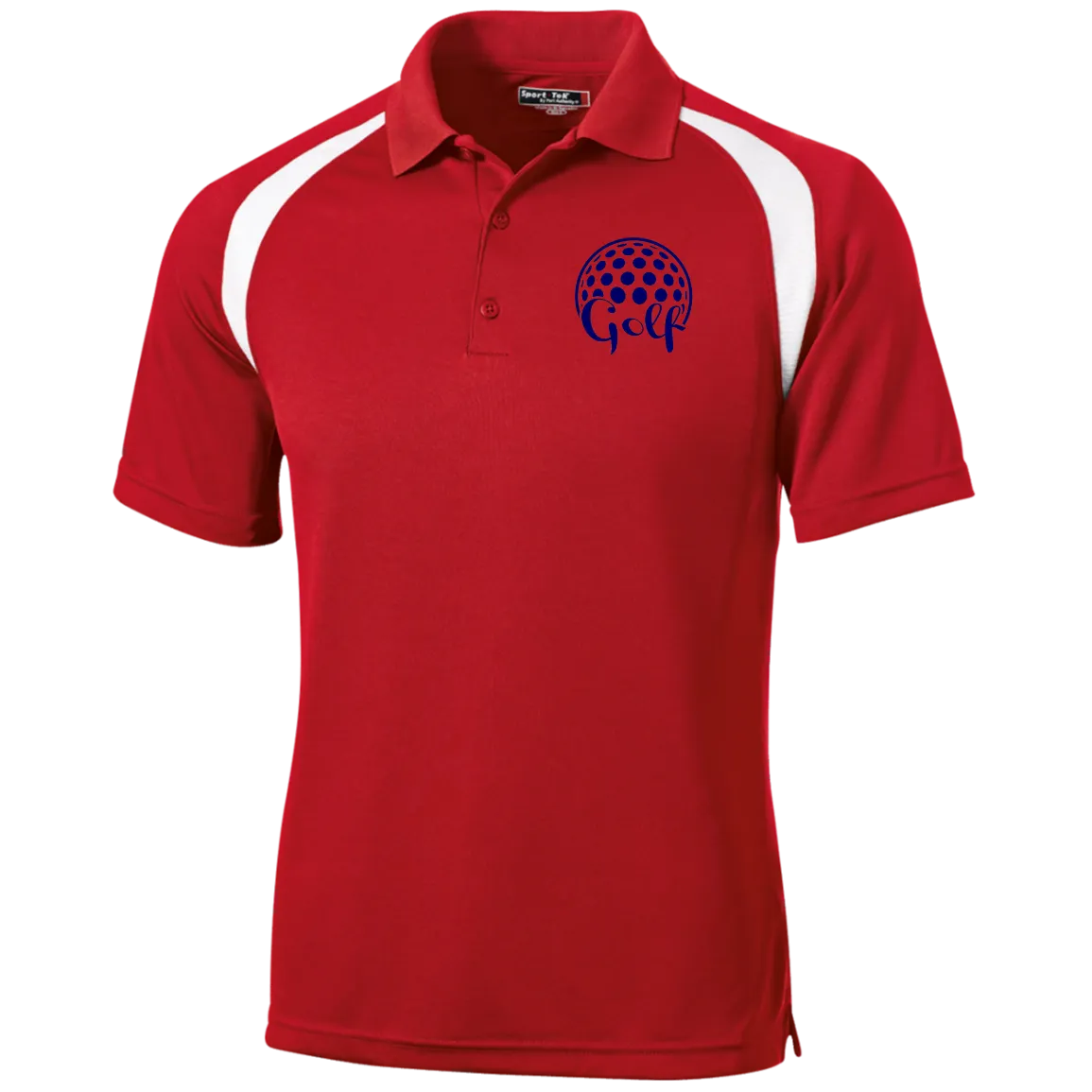 Golf Emblem Moisture-Wicking Tag-Free Golf Shirt