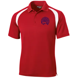 Golf Emblem Moisture-Wicking Tag-Free Golf Shirt