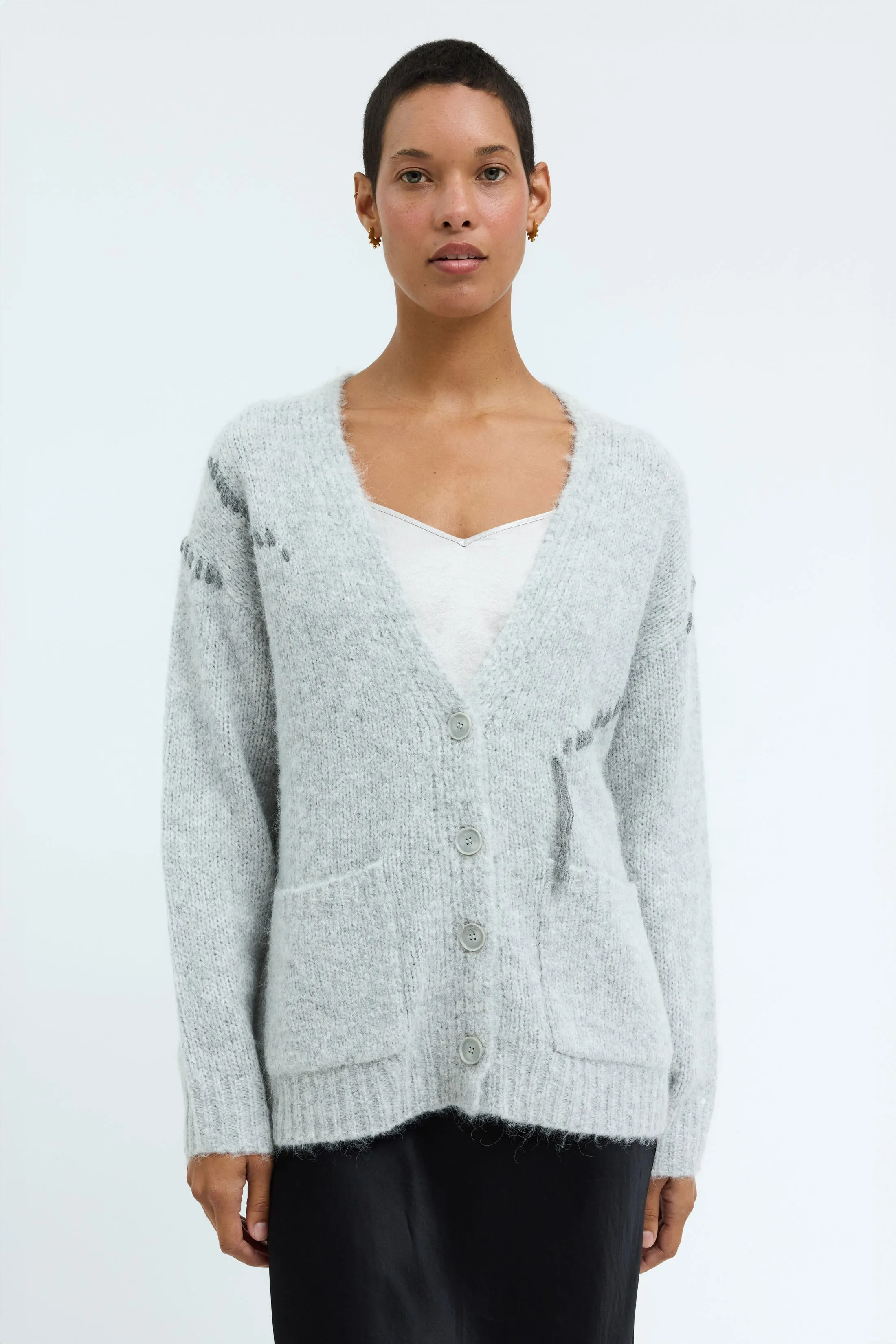 Grey Solstice Cardigan