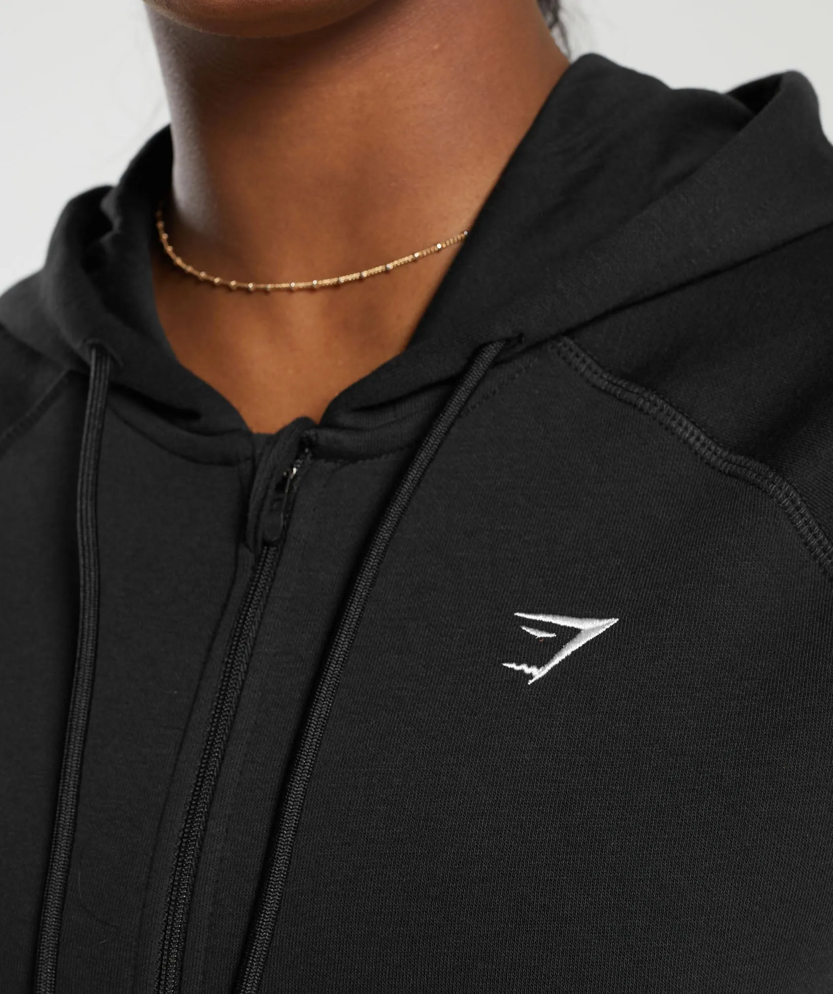 Gymshark Training Fleece Zip Hoodie - Black