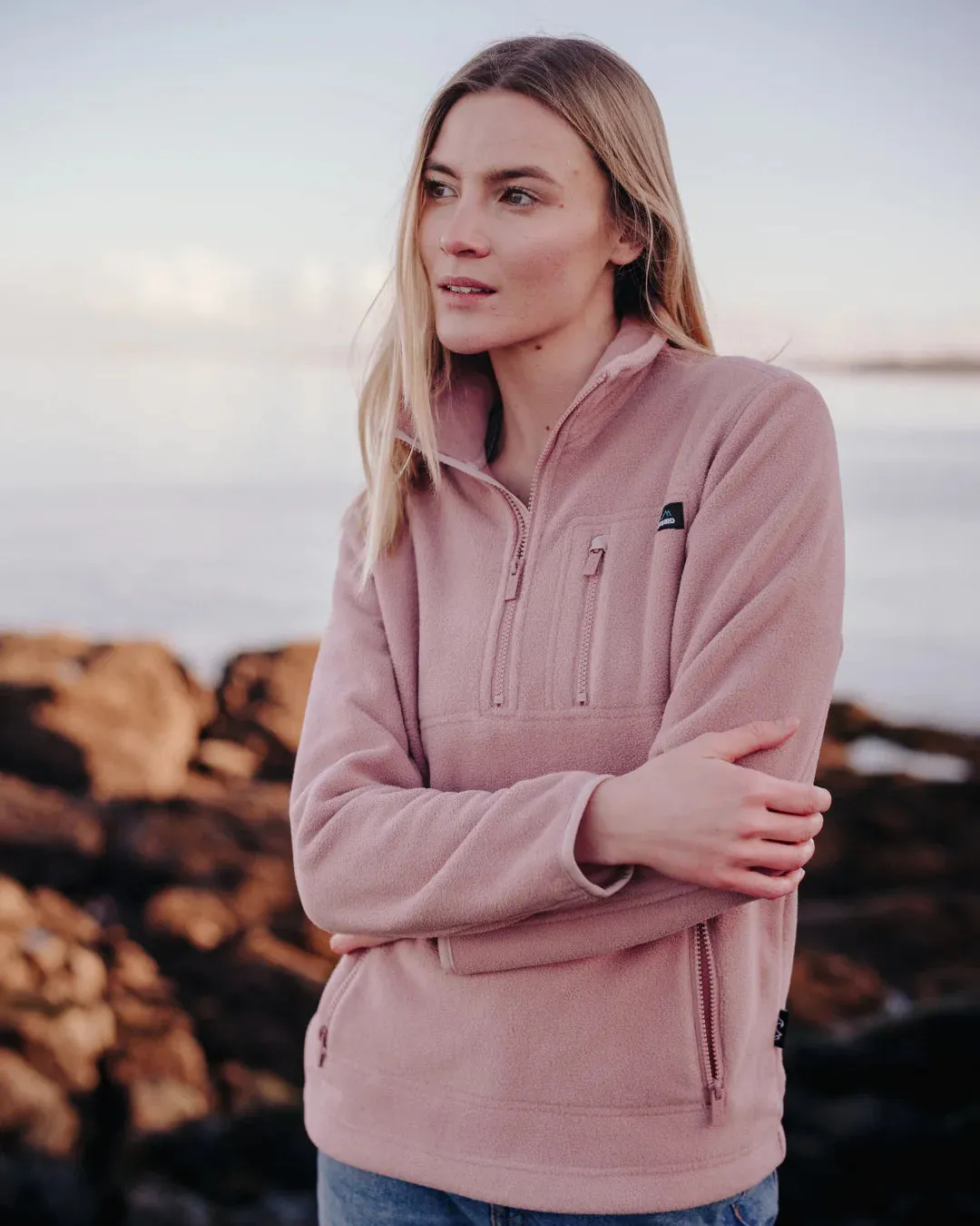 HORIZON FLEECE  - DUSTY PINK