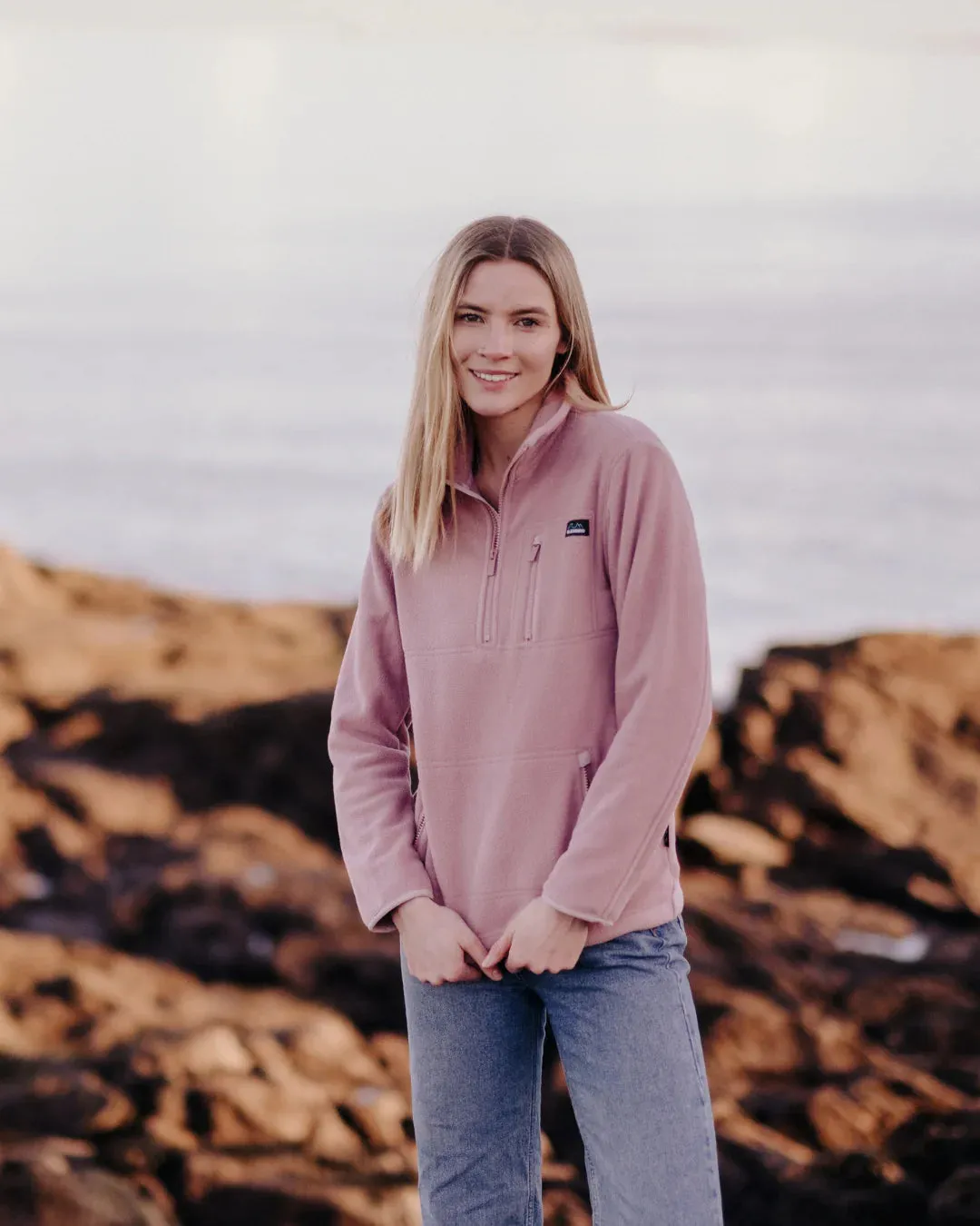 HORIZON FLEECE  - DUSTY PINK