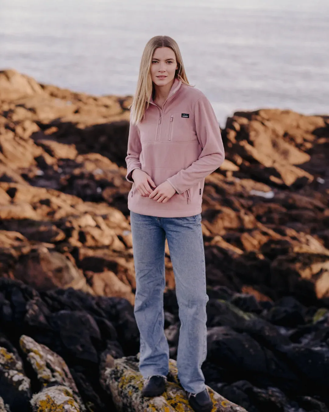 HORIZON FLEECE  - DUSTY PINK