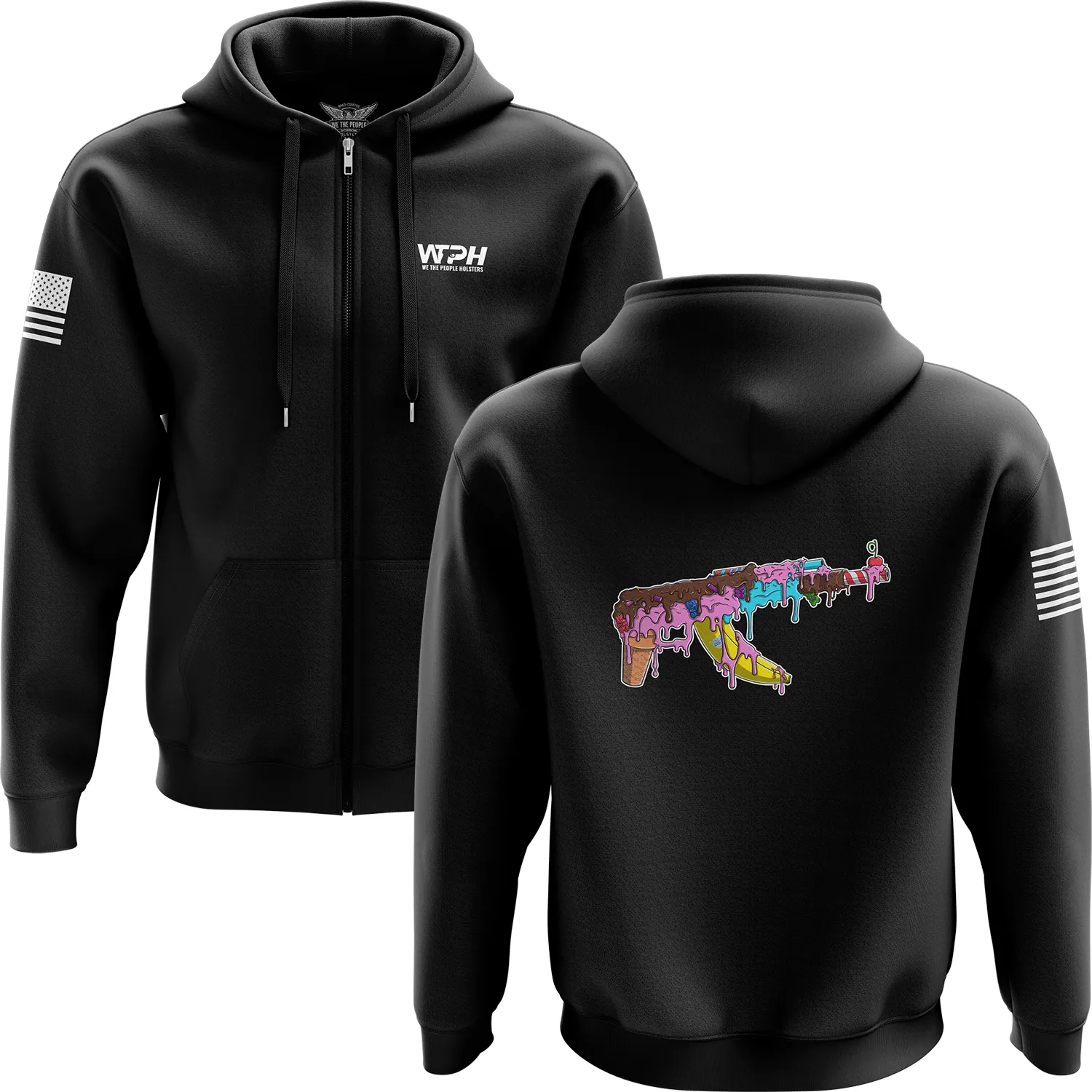 Ice Cream AK Zip Up Hoodie