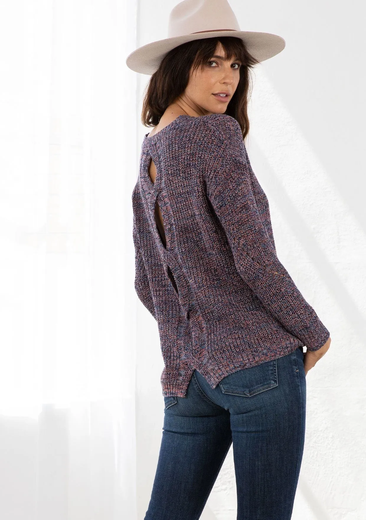 Ivy Twisted Back Sweater