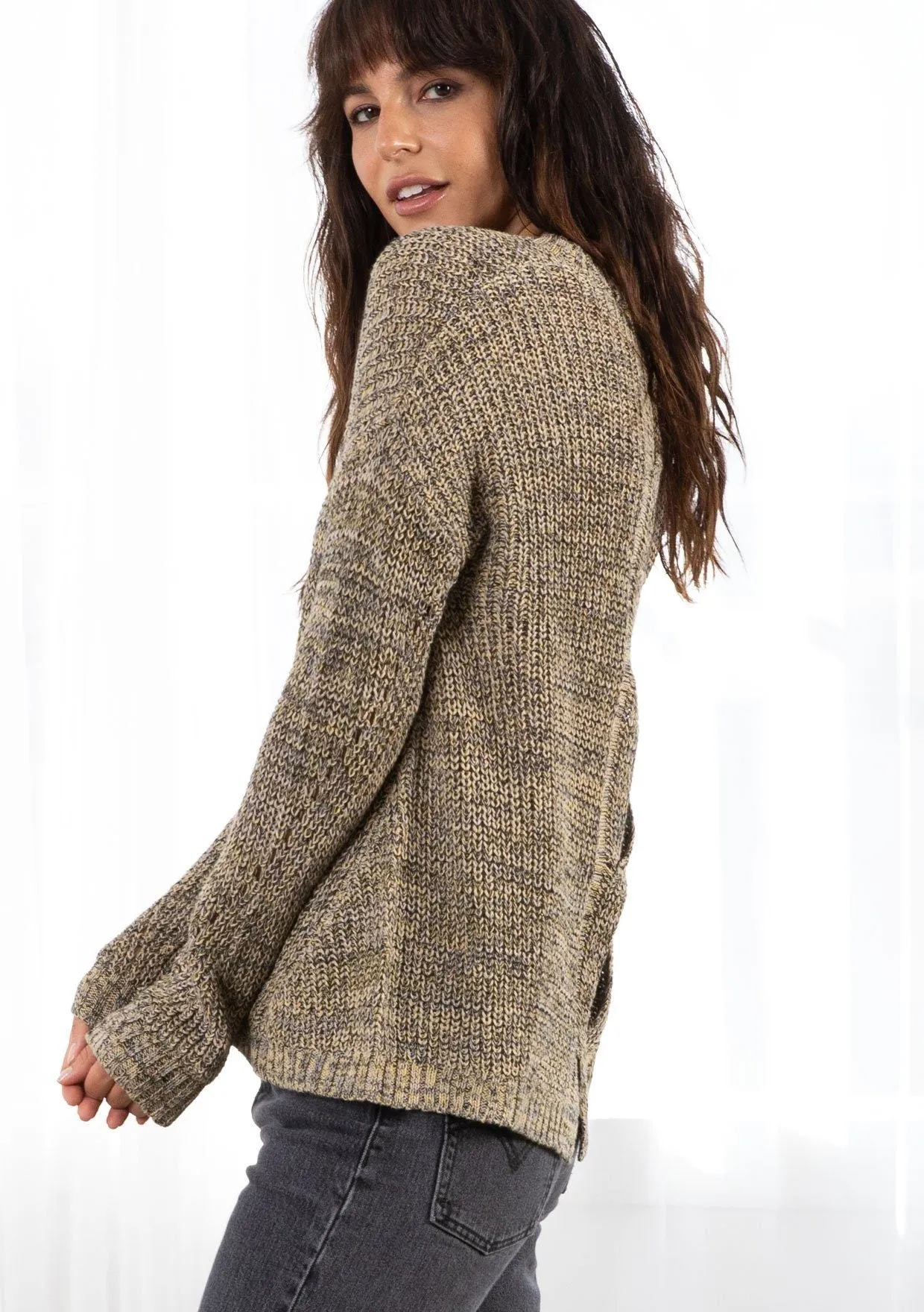 Ivy Twisted Back Sweater