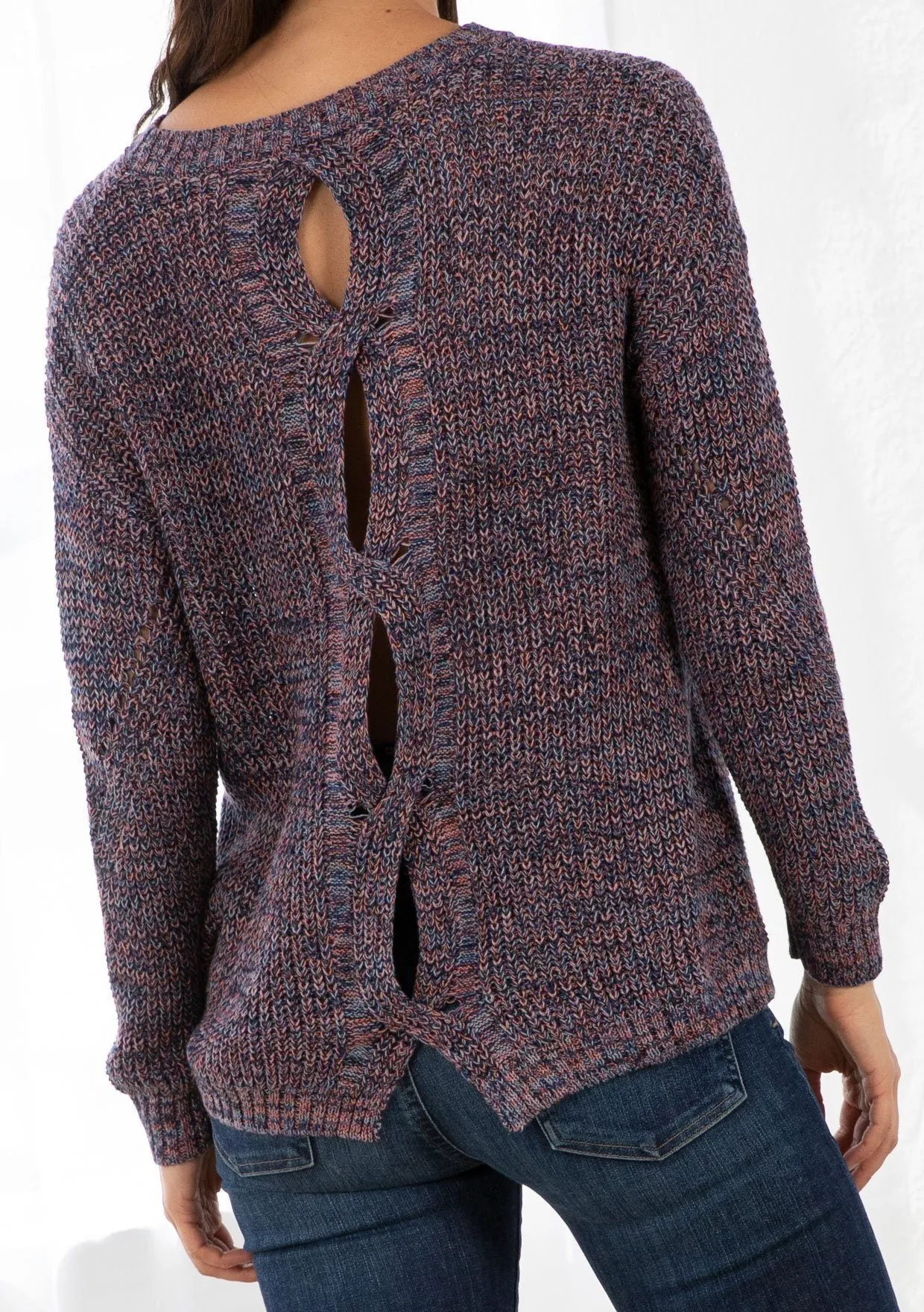 Ivy Twisted Back Sweater