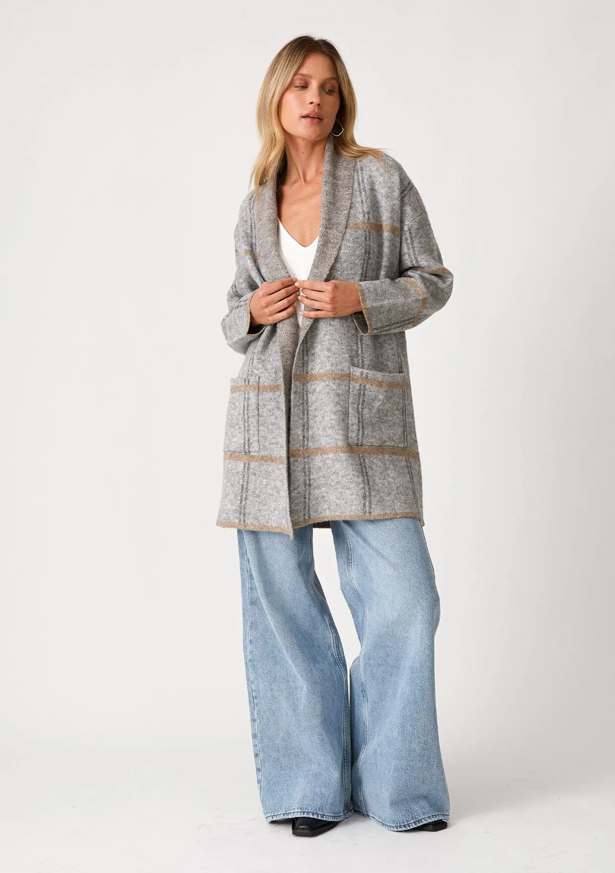 Juno Plaid Cardigan