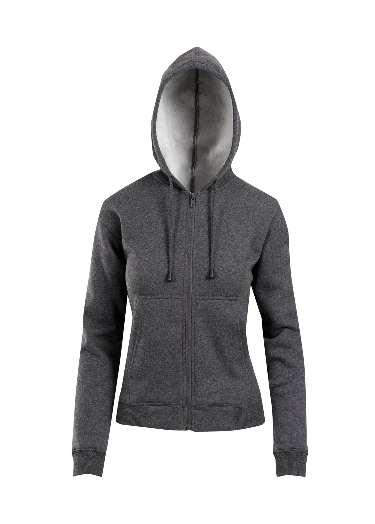 Ladies/Juniors Zipper Hoodies with Pocket - TZ66UN (13 Colours)