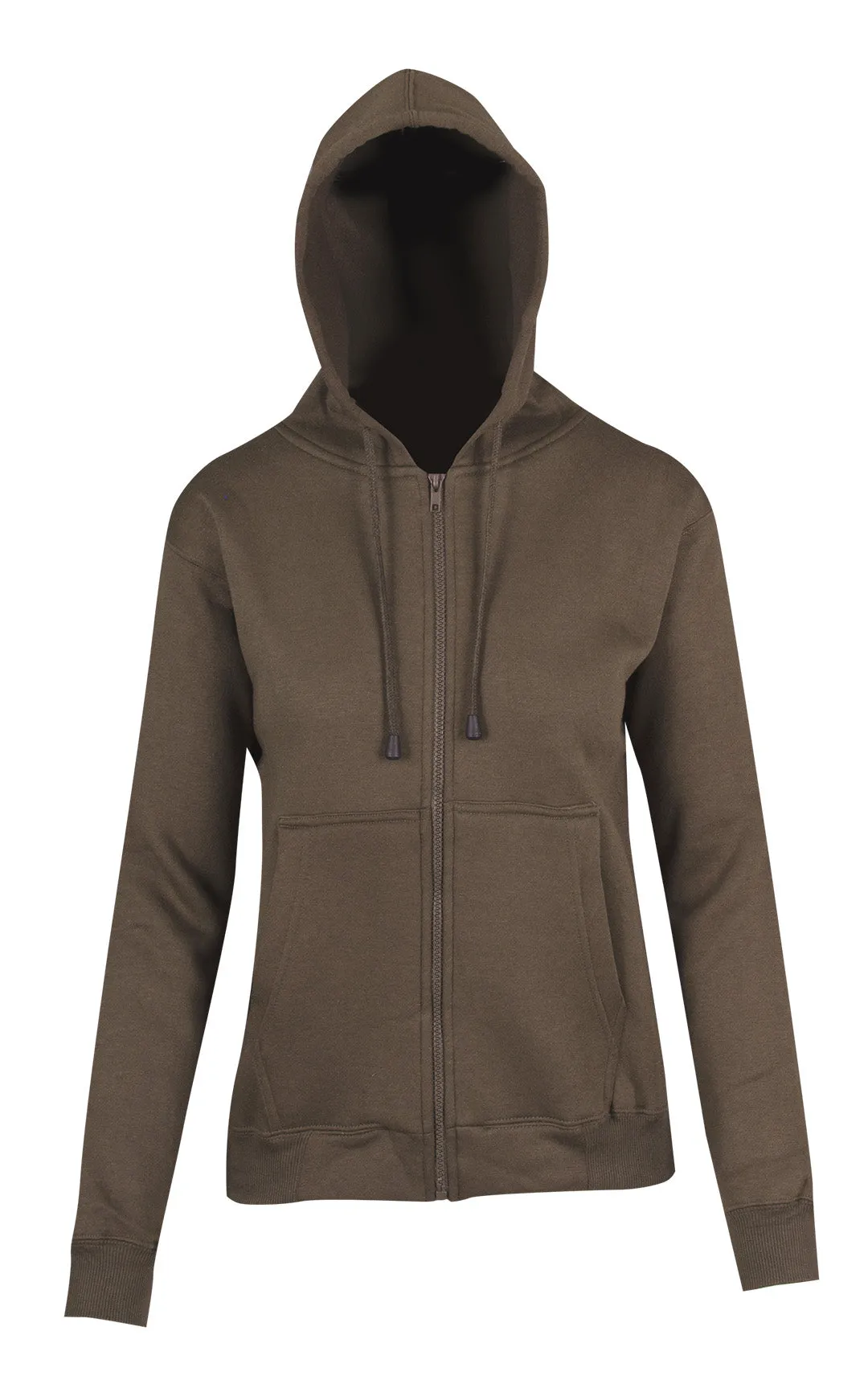 Ladies/Juniors Zipper Hoodies with Pocket - TZ66UN (13 Colours)