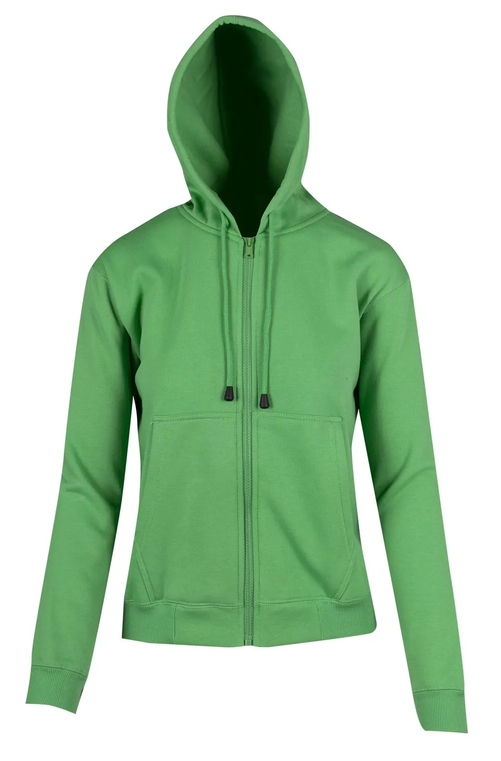 Ladies/Juniors Zipper Hoodies with Pocket - TZ66UN (13 Colours)