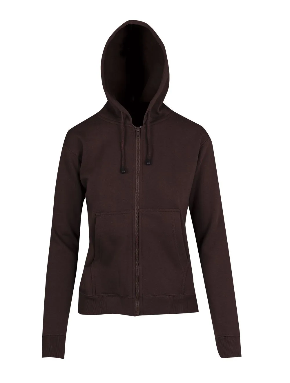 Ladies/Juniors Zipper Hoodies with Pocket - TZ66UN (13 Colours)