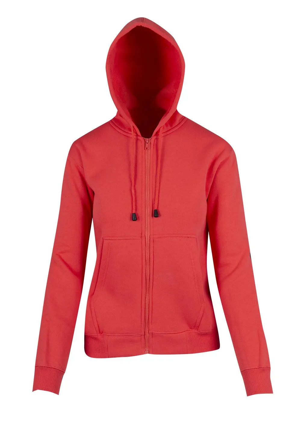 Ladies/Juniors Zipper Hoodies with Pocket - TZ66UN (13 Colours)