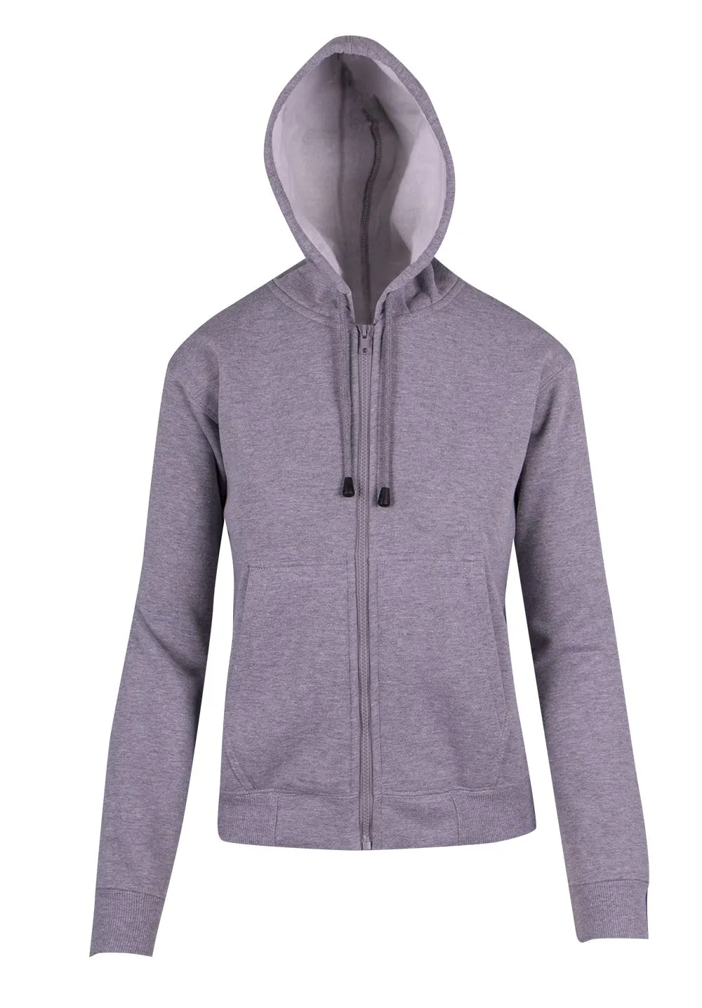 Ladies/Juniors Zipper Hoodies with Pocket - TZ66UN (13 Colours)