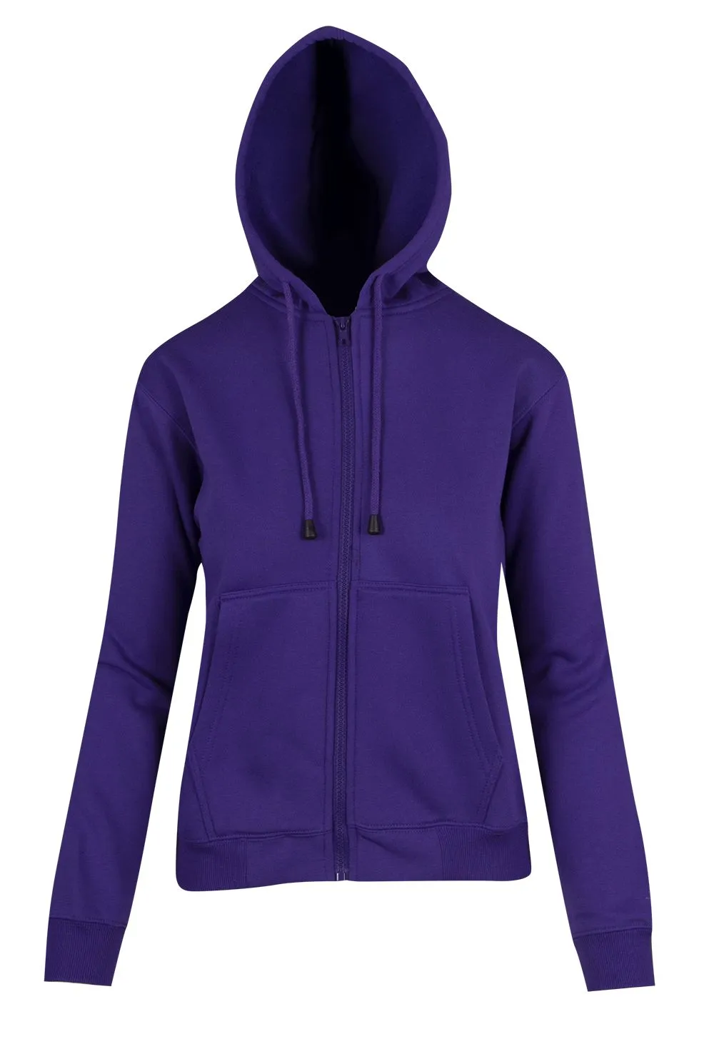 Ladies/Juniors Zipper Hoodies with Pocket - TZ66UN (13 Colours)