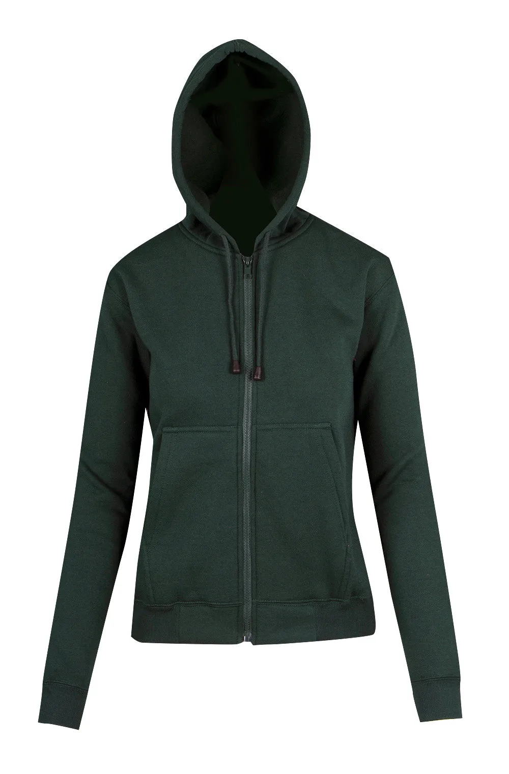 Ladies/Juniors Zipper Hoodies with Pocket - TZ66UN (13 Colours)