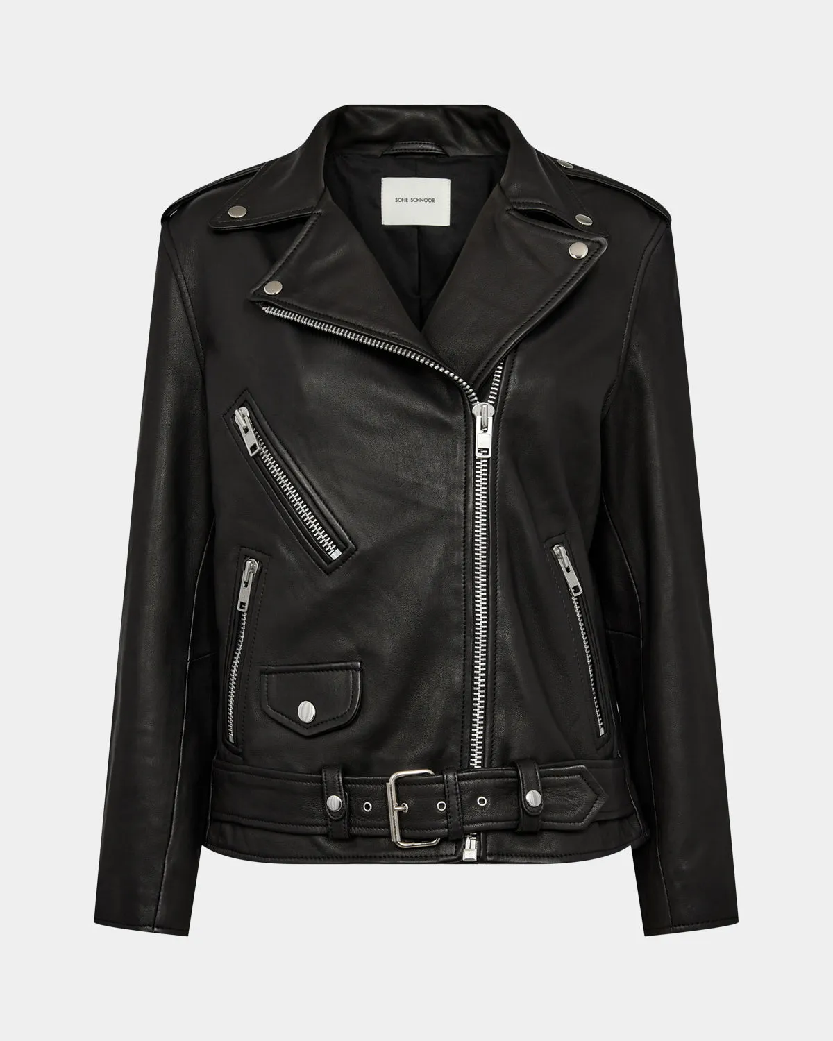 LEMOSW LEATHER JACKET - Black