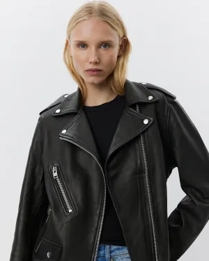 LEMOSW LEATHER JACKET - Black