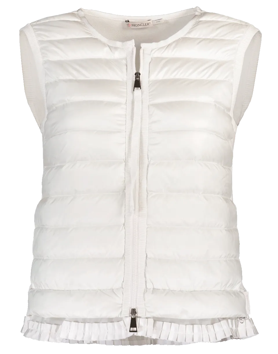 Maglia Tricot Gilet Down Vest