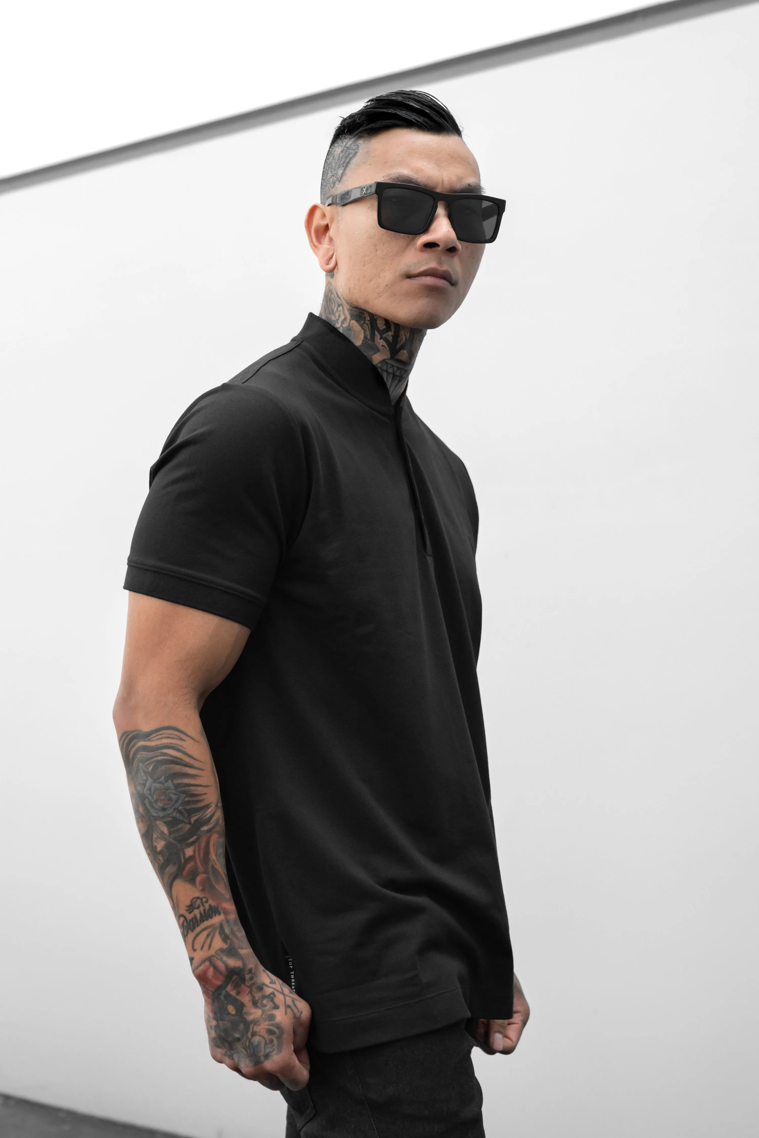 Modern Henley - Black