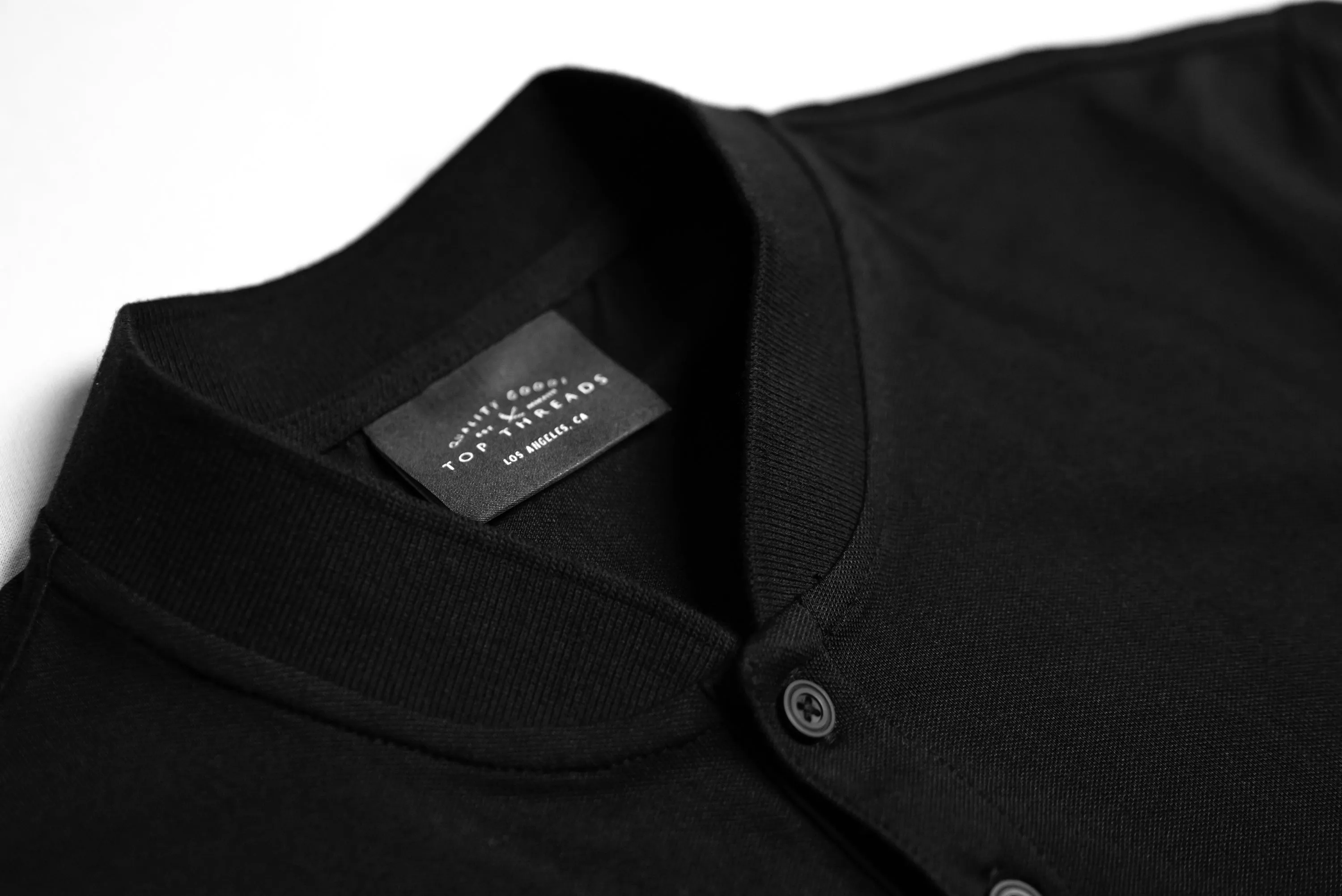 Modern Henley - Black