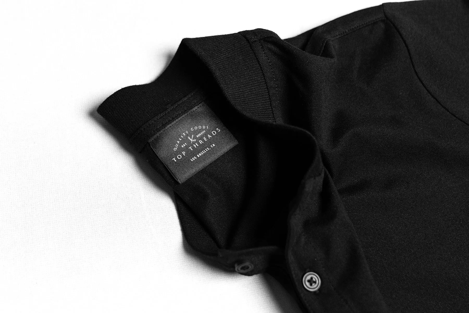 Modern Henley - Black