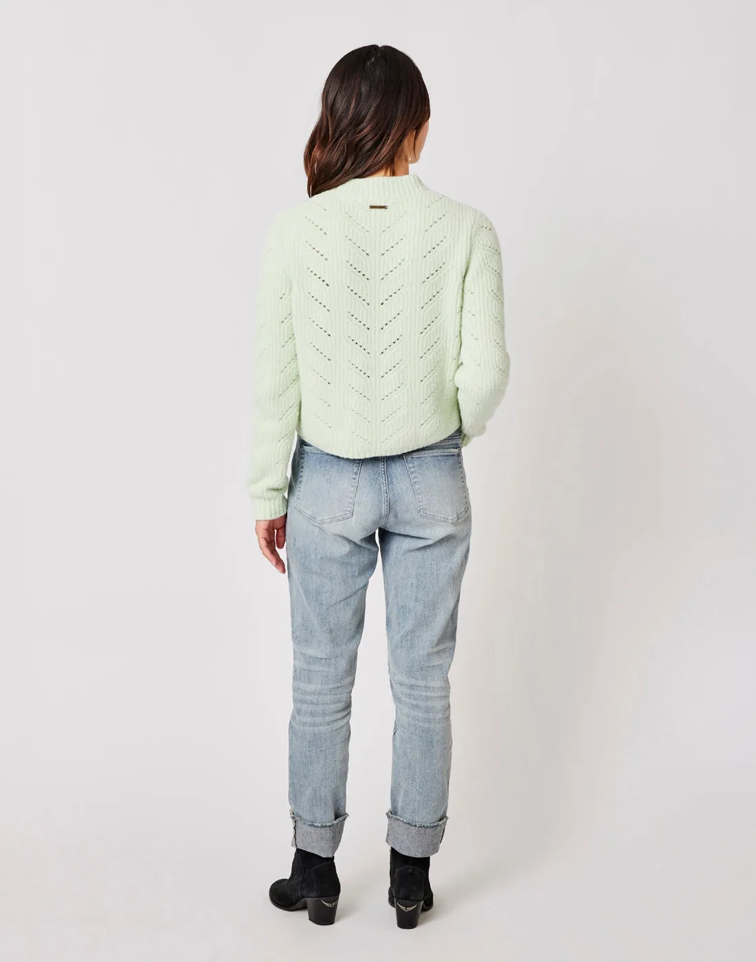 Monroe Sweater: Frost Heather - FINAL SALE