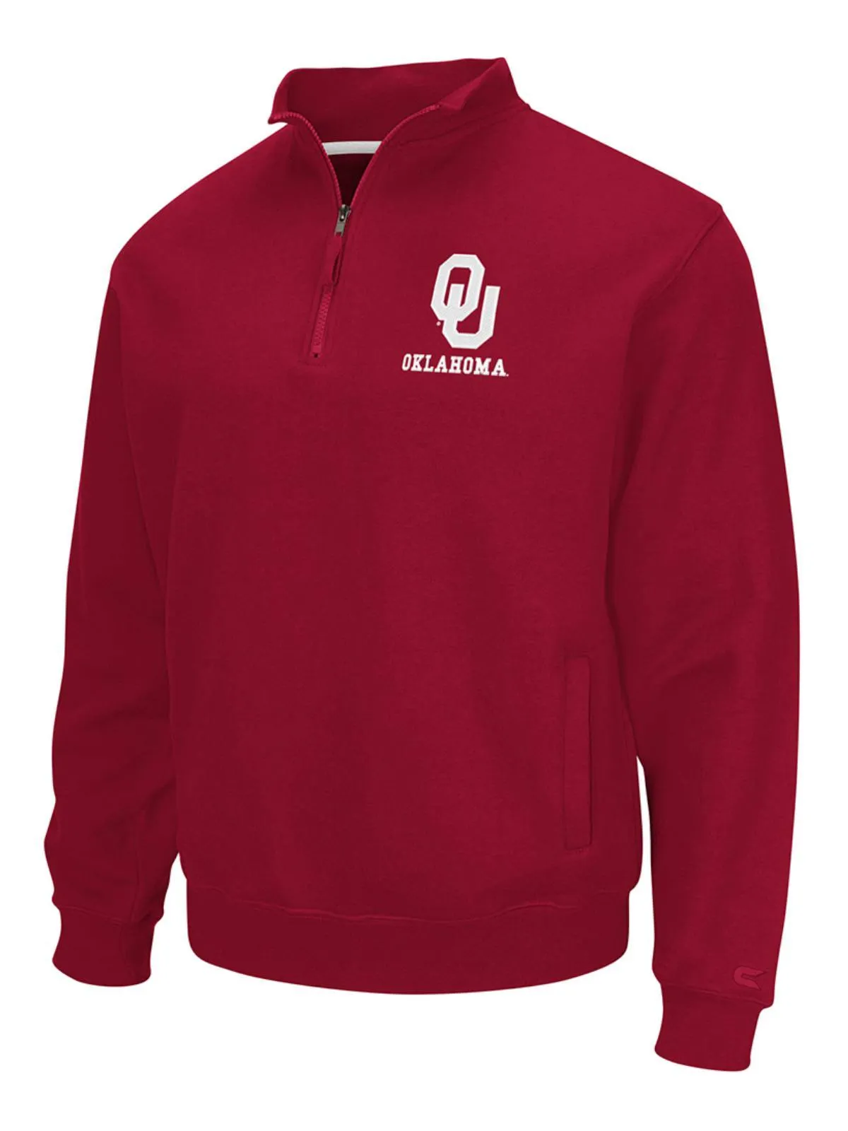 Oklahoma Sooners Colosseum Zone 1/4 Zip Long Sleeve Fleece Pullover