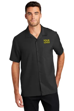 Port Authority Short Sleeve Performance Custom Shirts, Black