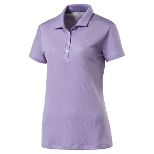 Puma Womens Jacquard Golf Polo