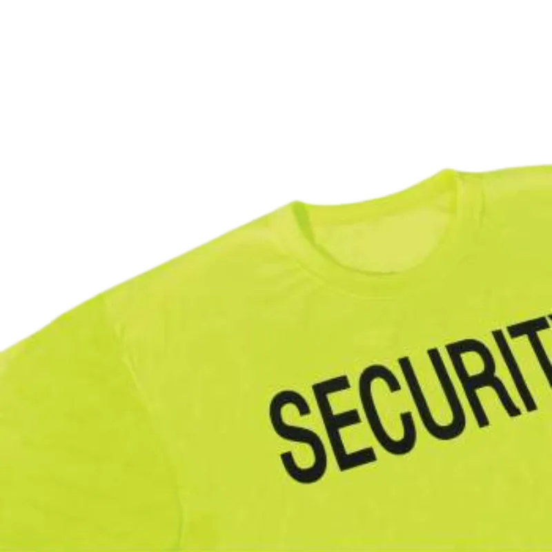 Rothco 2-Sided Security T-Shirt | Safety Green