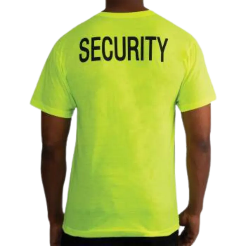 Rothco 2-Sided Security T-Shirt | Safety Green